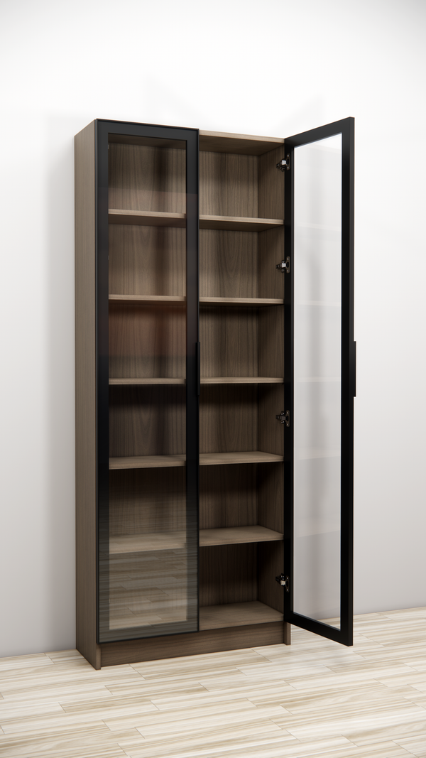 Wooden Display Cabinet with Glass door