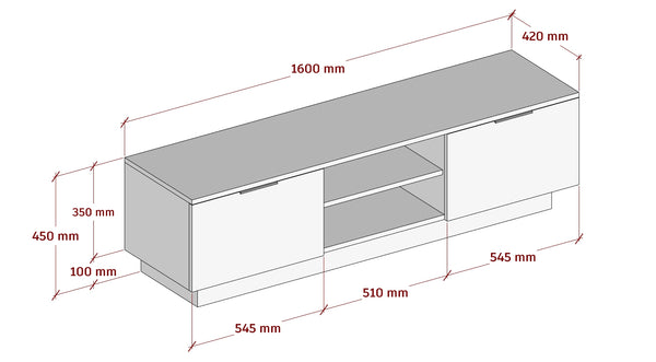 Wooden Entertainment Cabinet