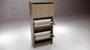 Tilt-Out Wooden Shoe Cabinet