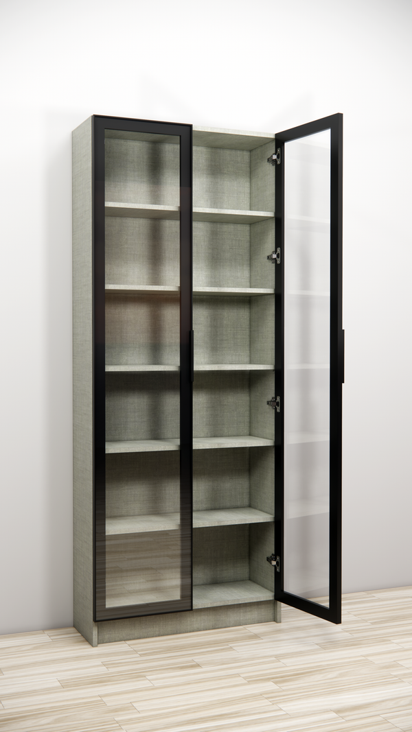 Wooden Display Cabinet with Glass door